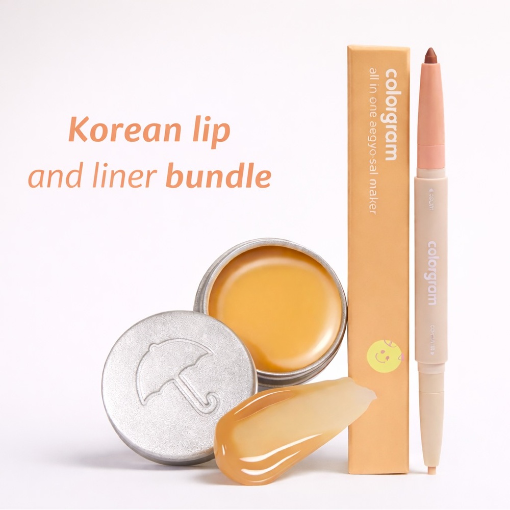 Korean Beauty Lip and Liner Bundle - Peach